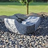CLGarden Granit Springbrunnen SB15-2 Gartenbrunnen mit LED Beleuchtung Garten Wasserspiel...