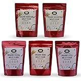 MILLET AMMA Siridhanya Mehl-Kombination, Bio-Hirse, Packung mit 5–5 kg, positive Hirse...
