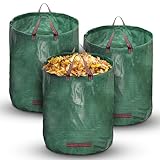 Domkan Gartenabfallsack 3x272L,Gartensack Laubsack Gartenabfallsack stabil -...