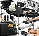 KESSER® Massageliege 3 Zonen, Bis 250kg, Massagetisch klappbar, verstellbar, tragbarer...