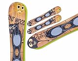 Snowblades Mini Woody Ski Blades Kurzski Vollholzkernski Bügelbindung Baldefun...