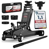 AUTORIA Wagenheber 2,5T – Flacher hydraulischer Rangierwagenheber mit Koffer,...