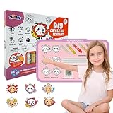 Kristallkleber-Malerei-Set – Kleber, Farbe, Kunst, Kristall, Bastelset,...