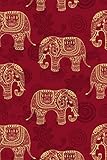 Notizbuch: Elefant Cover Design / 120 Seiten / Liniert / DIN A5 + (15,24 x 22,86 cm) /...