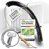 Heizungsbürste [Note 1,2] Heizkörperbürste lang 117cm kratzfrei mit weichen...