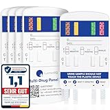 5x LuxmedIQ Drogen Schnelltest für 8 Drogenarten - Urin Drogentest Multi 8 -...