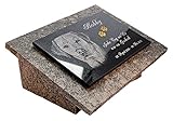 LaserArt24 Granit Grabstein, Grabplatte oder Grabschmuck mit dem Motiv...