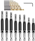 KAHEIGN 17Pcs Scharnierbohrer Set, Selbstzentrierend Bohrer Set...