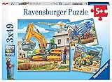 Ravensburger Kinderpuzzle - 09226 Große Baufahrzeuge - Puzzle für Kinder ab 5 Jahren,...