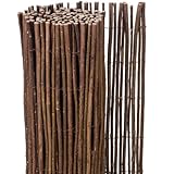 SEVICO Weidenmatte Sichtschutzmatte in 10 Größen Weidenzaunmatte für Garten, Balkon und...