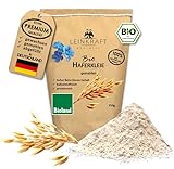 Deutsche Bio-Haferkleie gemahlen feines Mehl mit Keim Proteinreich 750g hoher...