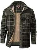 Mr.Stream Herren Thermohemd Flanellhemd Winterjacke Fleecefutter schützendem...