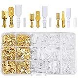 Flachsteckhülsen Set, 480 Stück 2,8 mm 4,8 mm 6,3 mm Flachstecker Männlich & Weiblich...