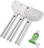 UDQYQ 3 Stücke Tubenquetscher Edelstahl Tubenausdrücker Metall Zahnpasta Squeezer...