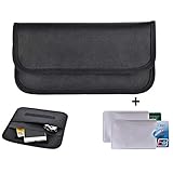 Newseego RFID Signalblocking-Tasche | 2X RFID Kreditkartenhüllen, Keyless Go Schutz,...