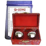 3-tlg Qi Qui Gong Kugel PAAR Meridian Massage REFLEXZONEN Klangkugeln - Energie - Harmonie...