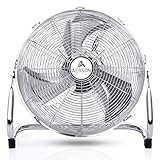 TRESKO AERSON Bodenventilator 125W | Windmaschine 50cm mit 3-Leistungsstufen |...