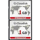 Cloudisk 2X CF-Karte Compact Flash 1 GB Speicherkarte Leistung für Vintage...