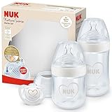 NUK Nature Sense Babyflaschen Starter Set | 0–18 Monate | 2 x...