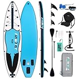 FunWater Aufblasbares Stand Up Paddle Board Surfbrett SUP Komplettes Paddleboard...