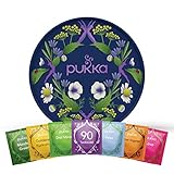 Pukka Bio-Kräutertee Selection Box 'Wellness von früh bis spät', (1 x 90 Teebeutel)