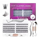 Einzelne Wimpern 120 Büschel Wimpern Einzeln DIY Wimpern Extensions Individuelle Falsche...