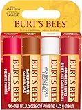 Burt's Bees Geschenkset | Lippenbalsam-Set mit Bienenwachs und Vitamin E | 100 %...