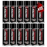 PRITEX – Kettenspray 12 x 400 ml für Motorrad & Fahrrad – Kettenfett bietet hohen...