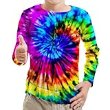 Little Kids Batik-Sonnenshirt, LSF 50+, für Jungen und Mädchen, langärmelig,...