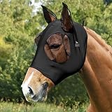 Harrison Howard Super Comfort Stretchy Fly Mask Large Eye Space with UV Protection Soft on...