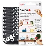 Sugru by tesa - Formbarer Allzweckkleber, 8er-Pack, 8 x 3,5 g, Schwarz - vielseitige...