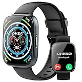 Smartwatch Herren Damen, 1,95' HD Fitnessuhr Damen mit Telefonfunktion, Smart Watch 112+...