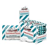 Fisherman's Friend Spearmint, 24er Vorratsbox, grüne Minze und Menthol Geschmack,...
