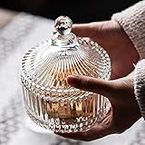eKsdf Zuckerdose Bonbonglas mit Deckel,Glasdosen Bonbongeschirr Bonbonniere Vorratsgläser...