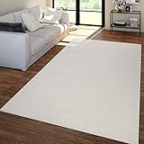 TT Home Wohnzimmer Teppich Kurzflor Unifarbendes Design Modern Und Zeitlos,...