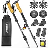 KESSER® Wanderstöcke Teleskop Walking Stöcke Wanderstock Aluminium mit...