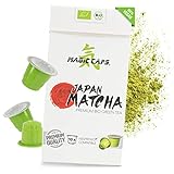 MatchaMagic Bio Matcha Tee Caps - Nespresso kompatibel - 10 Stück Grüner Matcha...