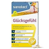 sanotact Glücksgefühl Tabletten • Natürlicher Stimmungsaufheller hochdosiert • 20...