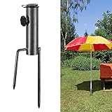 Fulushouxi Sonnenschirmständer, Erdspieß Sonnenschirm, Rasendorn für Sonnenschirm...