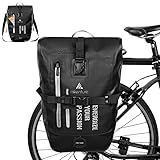 HIKENTURE Fahrradtasche für Gepäckträger, Gepäckträgertasche Fahrrad 27L,...