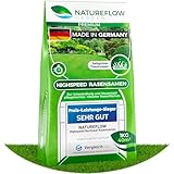 Rasensamen schnellkeimend Frühjahr 1kg 40qm - TEST SEHR GUT - Schnell wachsende Rasen...