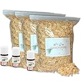 ZirbenShop Pine Chips for Refilling Pine Cushions & Room Fragrance with Pine Oil –...