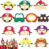 Sunshine smile Puppy Party Masken,12 Stück Paw Dog Masken,Kindermasken Tiere,Geburtstag...