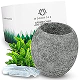 NORDHOLZ® Sauna Aromaschale aus Speckstein - Für einen langanhaltenden und...