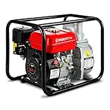 EBERTH 6,5PS Wasserpumpe mit 60.000l/h und 30m Förderhöhe, 3 Zoll Anschluss, Gartenpumpe...