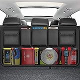 ZOVHYYA Kofferraum Organizer mit 9 Pocket Auto Aufbewahrungstasche mit 3...