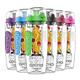 Opard Wasserflasche 946 ml Fruit InfOpard Trinkflasche 946 ml Fruit Infuser Sports...