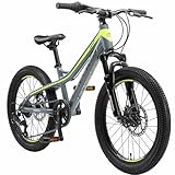 BIKESTAR Alu Mountainbike Jugendfahrrad 20 Zoll ab 6-9 Jahre Hardtail | 7 Gang...