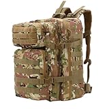 BWBIKE 40L Military Tactical Rucksäcke Outdoor Wanderrucksack Wasserdichter Camo Daypack...
