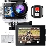 icefox Action Cam 4K Unterwasserkamera Wasserdicht 40M Ultra HD 20MP Kamera 170...